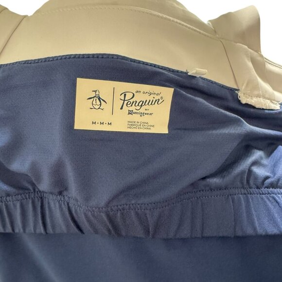 Penguin Women's Color Block Halter Tennis Top - Astra Night Size:M NEW - Picture 4 of 5